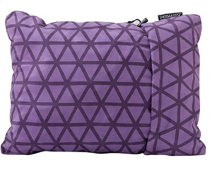 Therm-a-Rest Compressible Travel Pillow for Camping, Backpacking, Airplanes and Road Trips, Amethyst